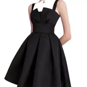 스튜디오촬영 블랙미니드레스 생일파티 웨딩 피로연