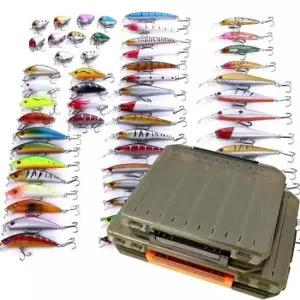 낚시미끼 피싱토피아_하드베이트 루어(56종)+태클박스 2종세트