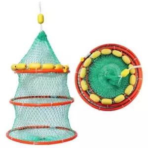 부력살림망 씨타임 45 레드 부력망 3단 살림망 바다낚시 그물망