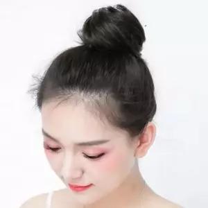 만두머리 셀프올림머리 당고머리가발 가짜머리 당고가발 붙임머리카락 만두머리가발