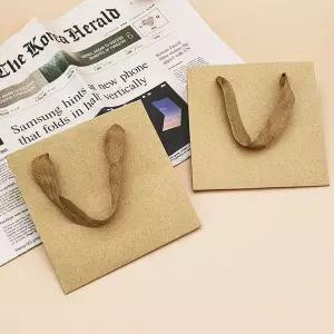 크라프트 정사각 종이가방 S