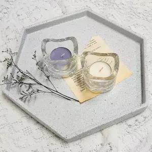 초홀더 티라이트 초 트레이 받침대