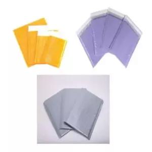 HD봉투 안전봉투 PET 에어캡 라벤더 100장 22X28cm