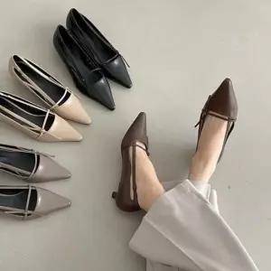 슬링백구두 여성 직장인 구두 치마 바지 세미 정장