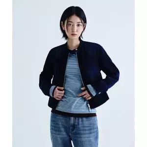 브랜드정품 키뮤어 KIIMUIR (우먼) 코듀로이 바이커 자켓_네이비 140635
