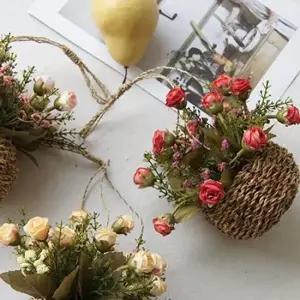 비누꽃 벽이나 문에 걸어요 베이비로즈 바구니 3color 스승의날