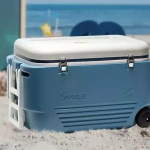 쿨썸 75리터 세이블이동바퀴형 아이스박스-캠핑차량용