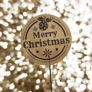 메리 크리스마스 스티커 원형리스 포장스티커 선물스
