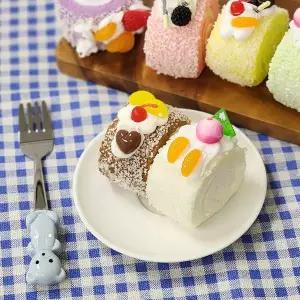 소형 롤케익 모형 6구 세트 진짜같은 가짜 카페 소품