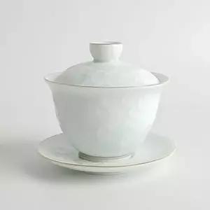 선물용 연꽃 도자기 고급 개인 찻잔