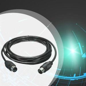 YHOLI-2X MIDI 연장 케이블 5핀 수-수 전기 피아노 기타 악기 용 고퀄리티 1.5M