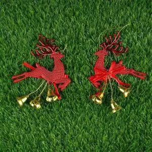 WL 크리스마스트리 사슴장식 레드
