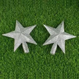 WL 크리스마스트리 큰별장식 은색