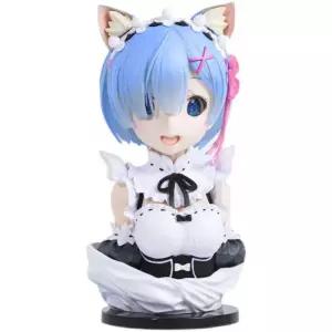 리제로 흉상 렘 네코미미 피규어 키덜트 굿즈