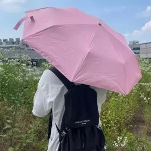 양산겸용 암막 자동 양우산 핑크 3단우산 암막양산 미나양산 양우산 우양산
