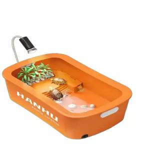 거북이 수조 오픈형 반수생 전용 가정용 키우기 사육장