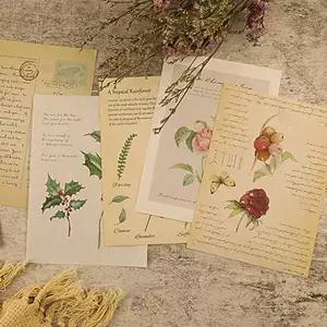 [RIZPICK]빈티지 영문 페이퍼 종이 6장 SET/시즌2 감성 소품