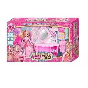 여아 역할놀이 캐릭터 인형 체리 라푼젤미용실 대형인형 키링인형