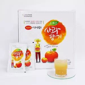 (푸드공작소)푸드공작소홍삼으로 키운 순수 사과즙 110ml 100팩 (상자선물포장)