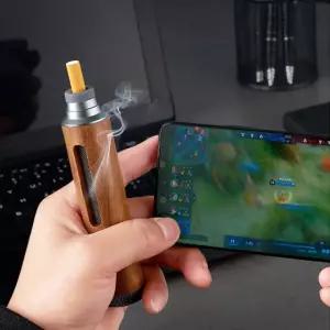 개인 휴대용 담배 파이프 재떨이 재 날림 방지 냄새