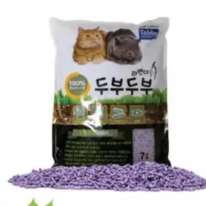 고양이배변모래 고양이 타비 두부두부 모래 콩비지 라벤더 7LX6개