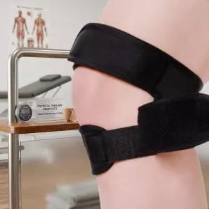 이중무릎보호대 무릎보호대 슬개골아대 고정벨트 압박밴드 등산보호장비