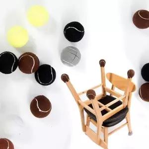 층간 소음 방지 용품 식탁 의자 발 캡 커버 4P 다리 아파트 식탁의 자발 매트 층간소_24895577