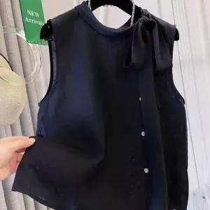 볼사스 여름 캐주얼 여친 부드러운 나시 조끼 탑 멜빵 린넨 싱글 ADOR2