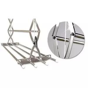 반자동천정건조대 올스텐 반자동 천장 건조대 4단8봉 천정건조대 베란