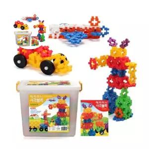 블록완구 해피 미니 사각블럭 378pcs