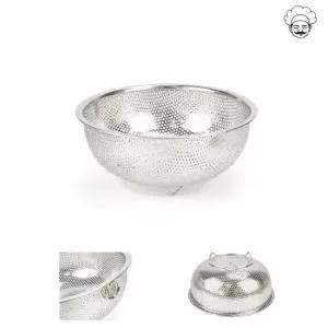 스텐펀칭볼바구니 원형채반 야채소쿠리 4호