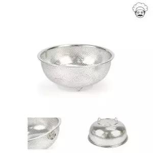 스텐펀칭볼바구니 원형채반 야채소쿠리 3호