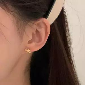 (925 Silver) Gift Ribbon Piercing E 211 쥬얼리 액세서리 피어싱
