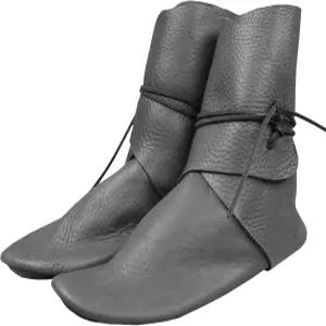 Syktkmx 남성 르네상스 부츠가 레이스업 중세 코스프레 서양 해적 바이킹이 할로윈 커프 신발을 묶었습니다