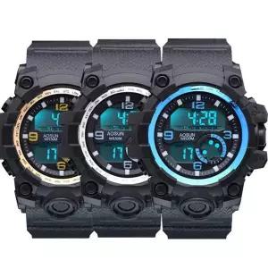 AO-1901B (방수) 전자시계 남자 남성시계 학생시계