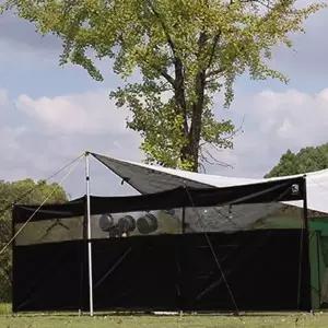 투명 가림막 4.4M 캠핑 차박 야외 타프 바람막이 외풍차단 윈드스크린 그늘막