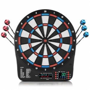 Haotey 전자 다트 보드, 디지털 보드 소프트 팁, 32개의 게임 및 359개의 변형, 다채로운 크리켓 디스플레이, 100개의