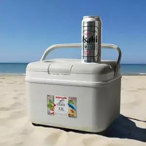 (옵션 키친플라워 아이스박스 12L)차박캠핑용품 보냉백 휴대용 쿨러 아이스박스 12L 13L