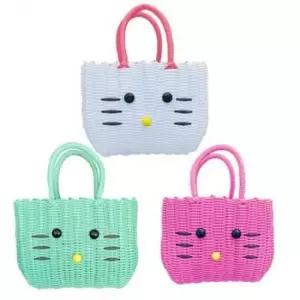 [JED] 고양이 왕골가방 피크닉 바구니 뷰레이터닷컴 중형