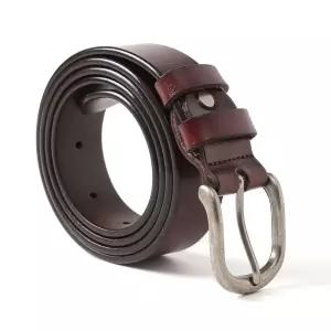 핀버클 캐주얼 정장 이시아르 여성 소가죽 세미 벨트 다크브라운 [mECBC66]