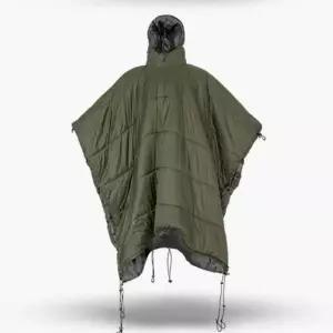 (색상 다크 그린)담요 캠핑 침낭 이불 입는 겨울 차박 방수 보온