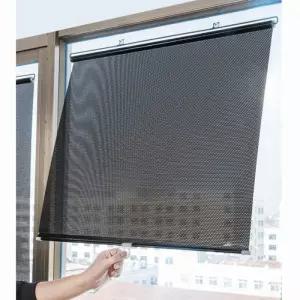무타공 롤스크린 햇빛가리개 실내 자외선 차단 가정용 커튼 창문 차량 햇빛차단