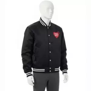 MUST IT_휴먼메이드 25FW 나일론 스타디움 자켓 야구점퍼 블랙 HM30JK038