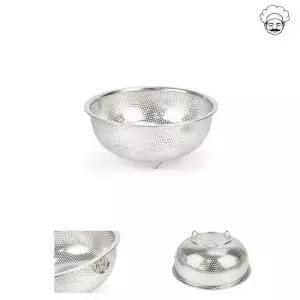 스텐펀칭볼바구니 원형채반 야채소쿠리 2호