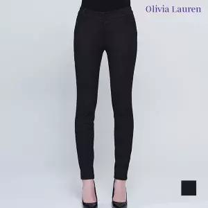 [올리비아로렌] 기모 체크 스키니 팬츠_VOCDLVW9411