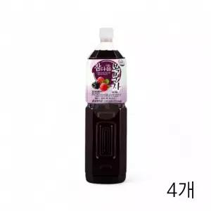 참다음 복분자 5배희석 1.5L X 4개 카페 음료베이스