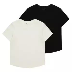 소이주니어 여자 4부 골지 슬림티 여아 신축성 짱짱한 쫄 반팔티 예쁜핏 26SM455