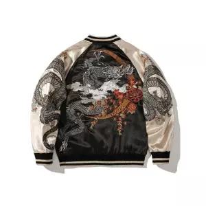 남성 구미호 외투 야구 점퍼 항공점퍼 스카쟌