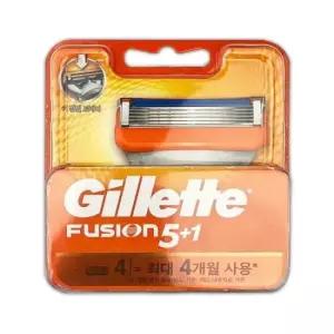퓨전면도기날 질레트 퓨전 5중 면도날 -O 4P