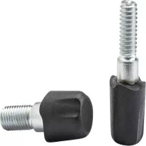 블랙 다이아몬드 고무 기술 팁 폴을 교체 조용하고 위한 표시되지 트레킹 보호 않는 내구성